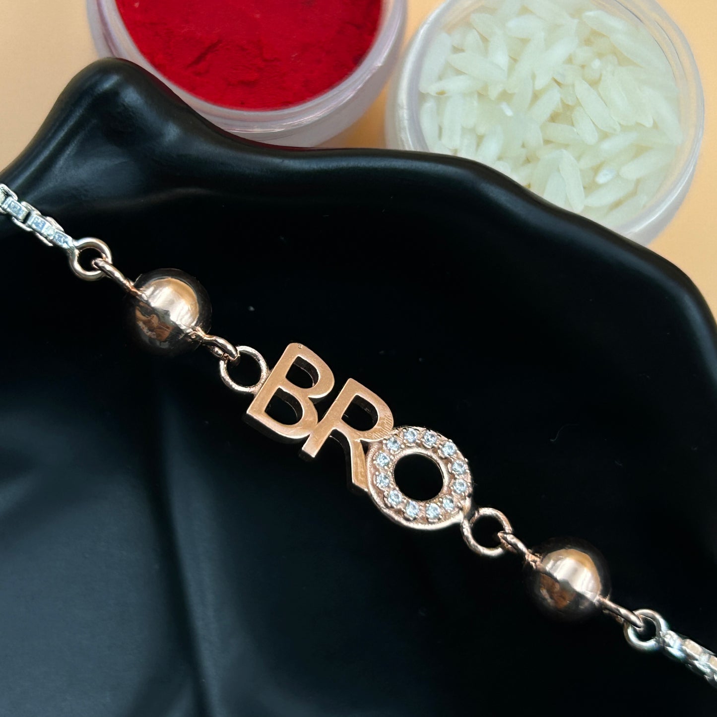 Rose Gold Rakhi - BRO rakhi