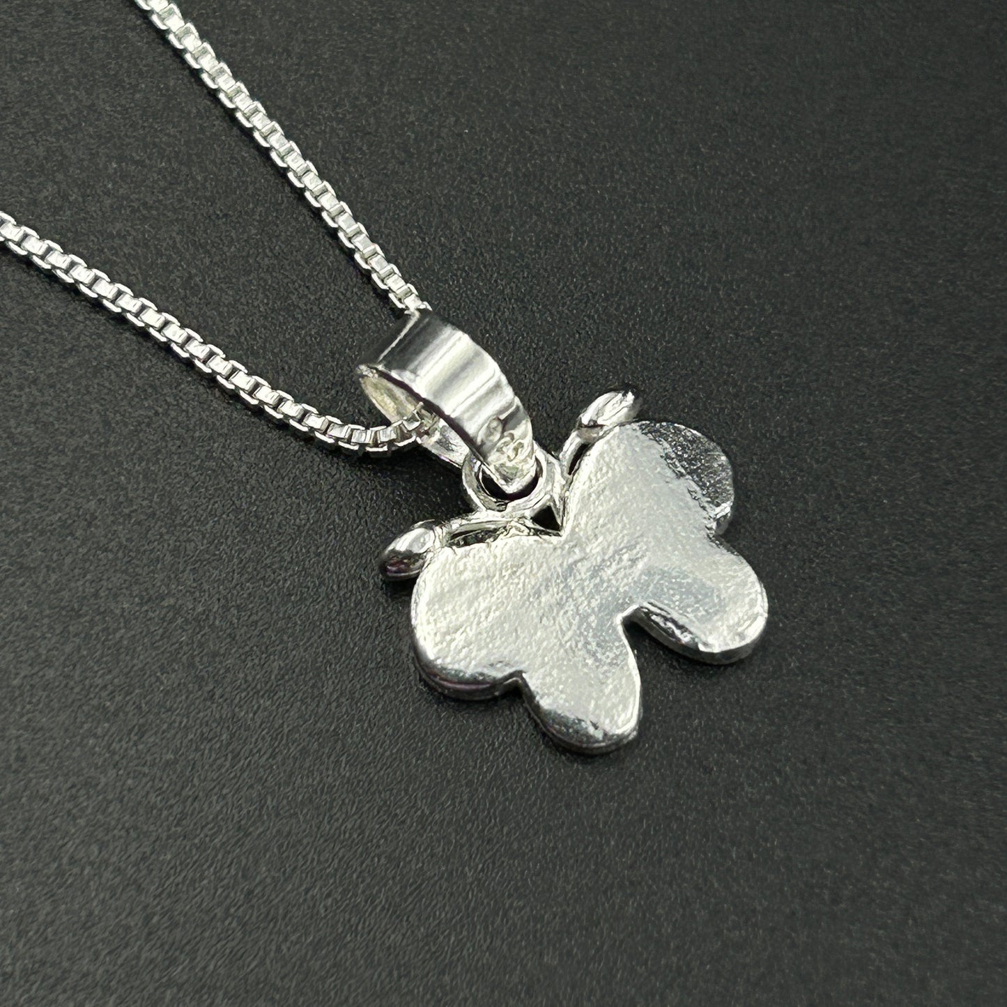 Silver Pendant - Butterfly Pendant (Yellow)