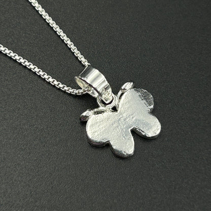 Silver Pendant - Butterfly Pendant (Yellow)