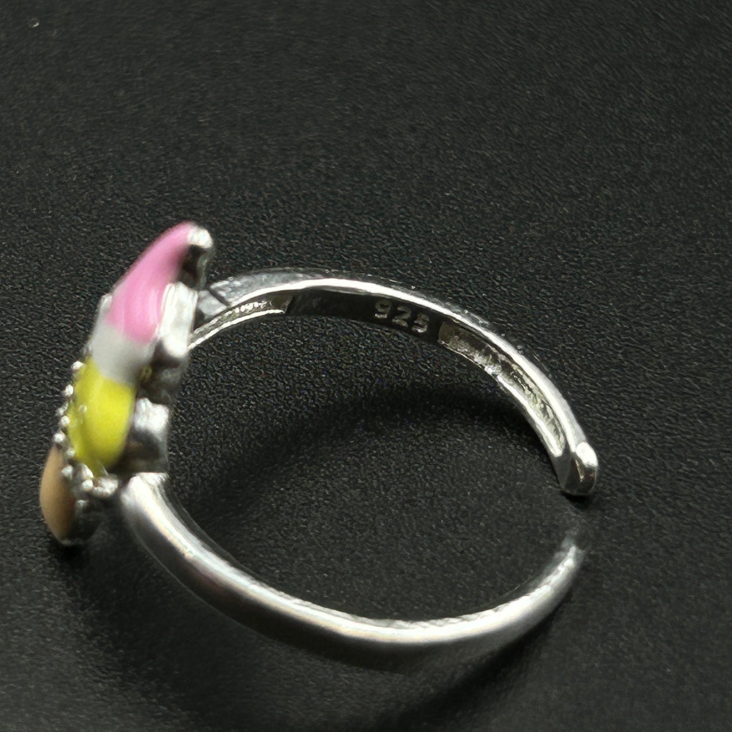 Silver Ring - Ice-cream Ring (Adjustable)