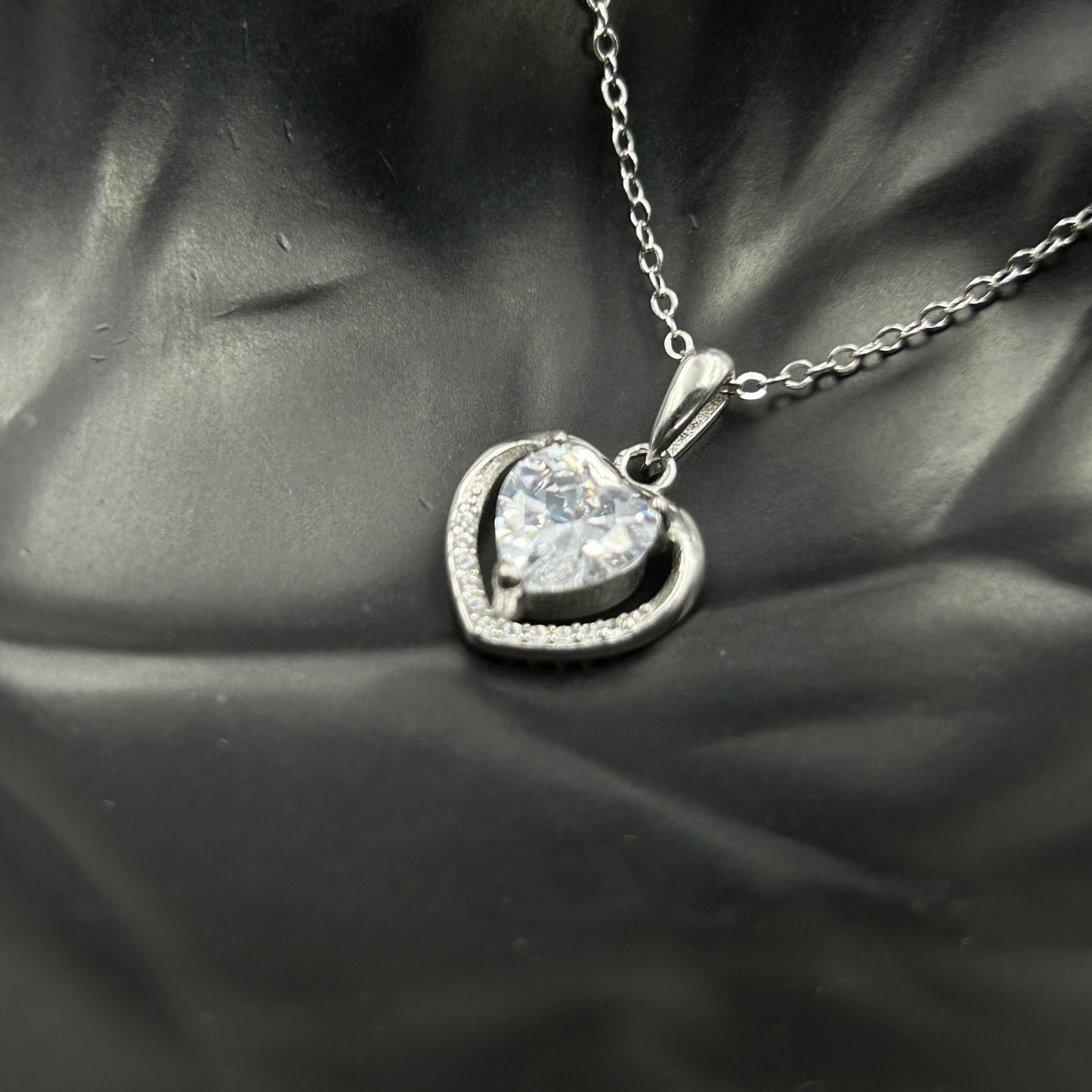 Silver Heart Pendant - Minimal Pendant