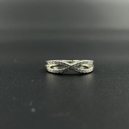 Silver Infinity Ring - Silver Adjustable Ring