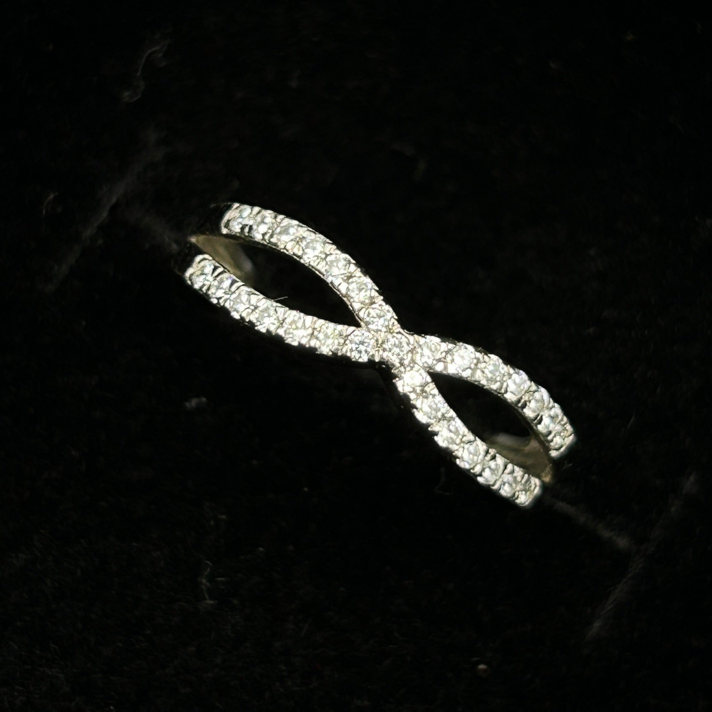 Silver Infinity Ring - Silver Adjustable Ring