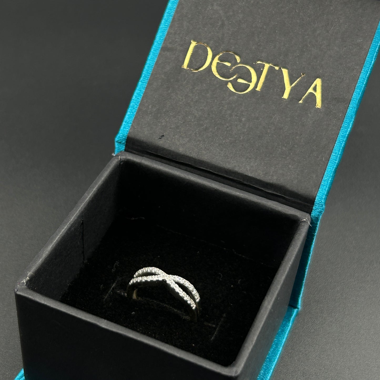 Silver Infinity Ring - Silver Adjustable Ring