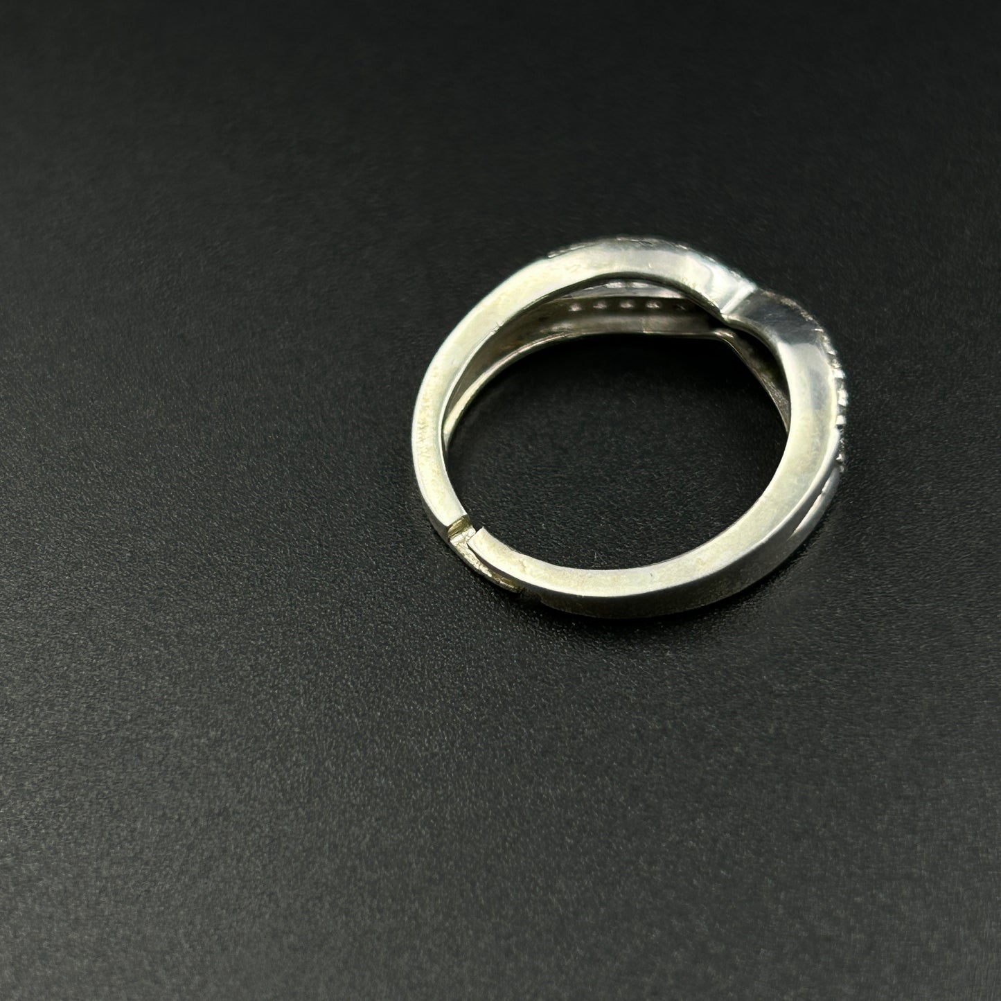 Silver Infinity Ring - Silver Adjustable Ring