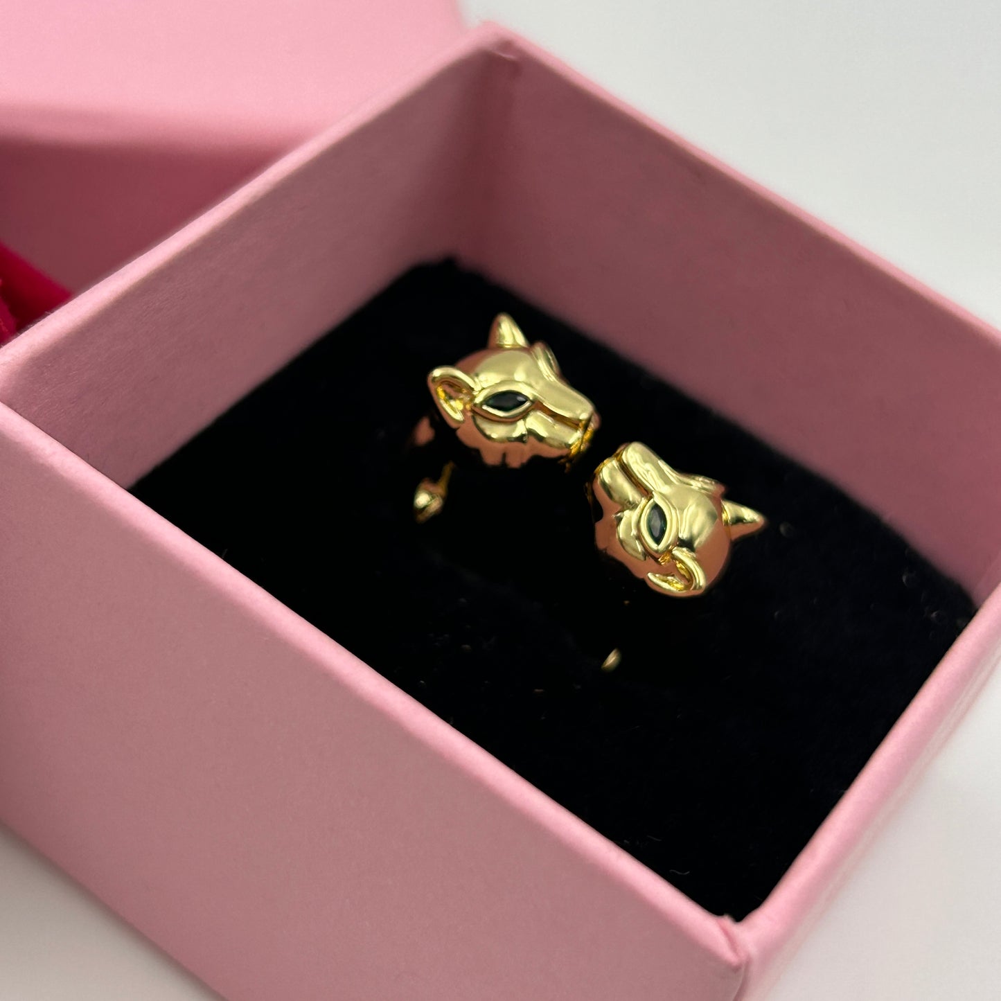 Panther Face Ring 18k Gold Plated Ring