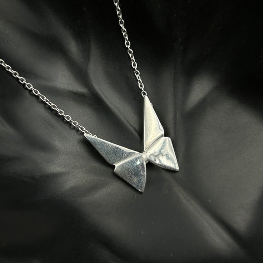 Silver Butterfly Pendant - Minimal Pendant