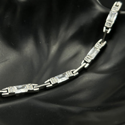 925 Silver Bracelet - Women's Diamond Bracelet