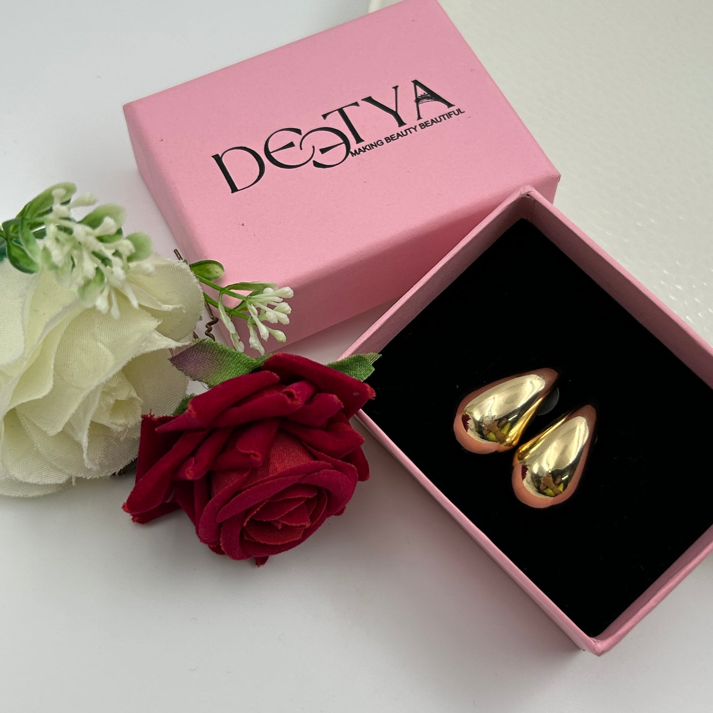 Yellow Drop Earring 18k Yellow Gold Plated
