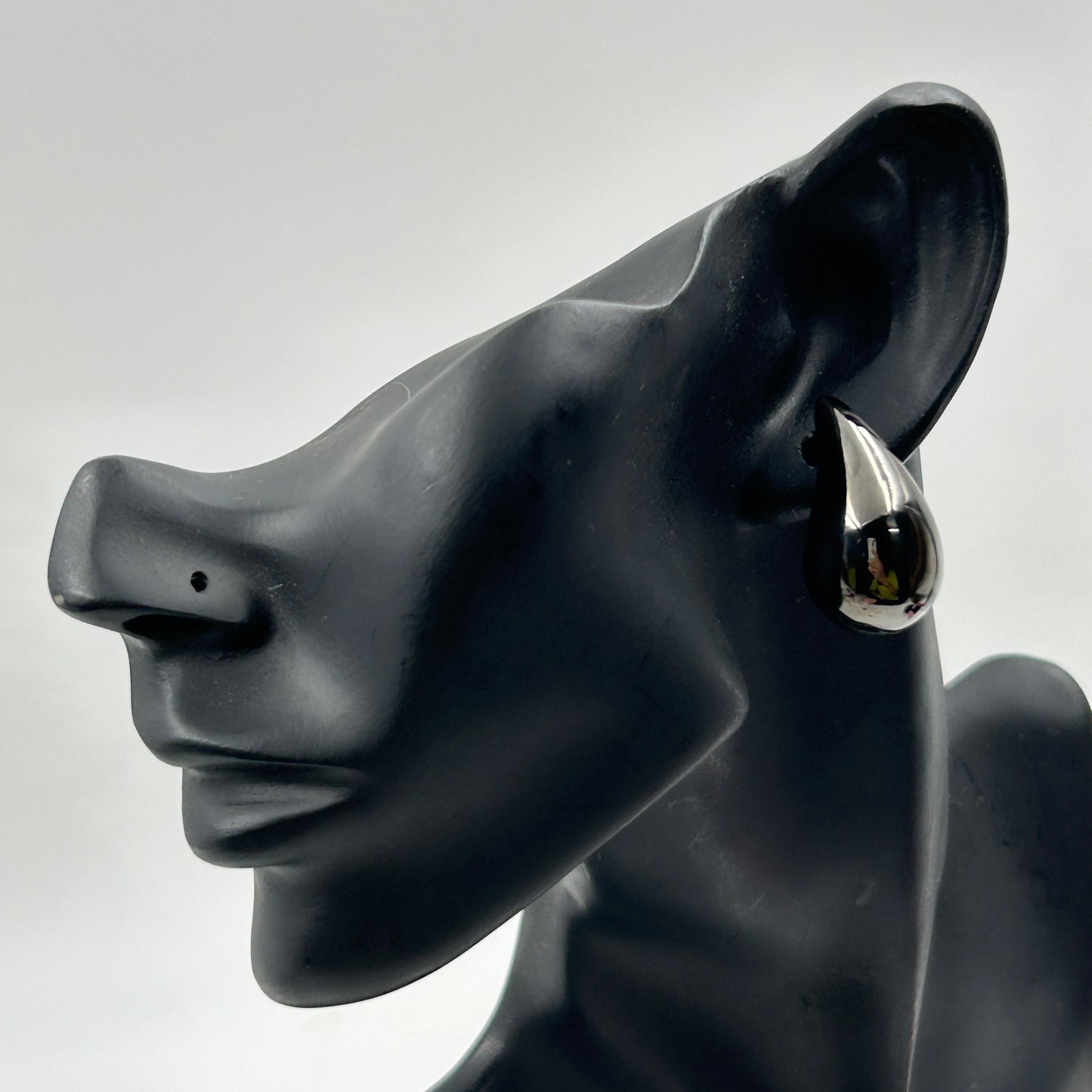 Black Drop Earring 18k Black Gold Plated