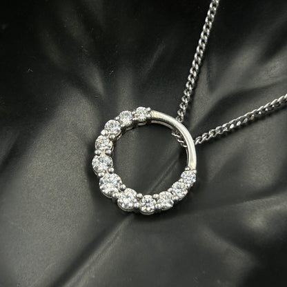 92.5 Silver Circle Pendant - Minimal Pendant