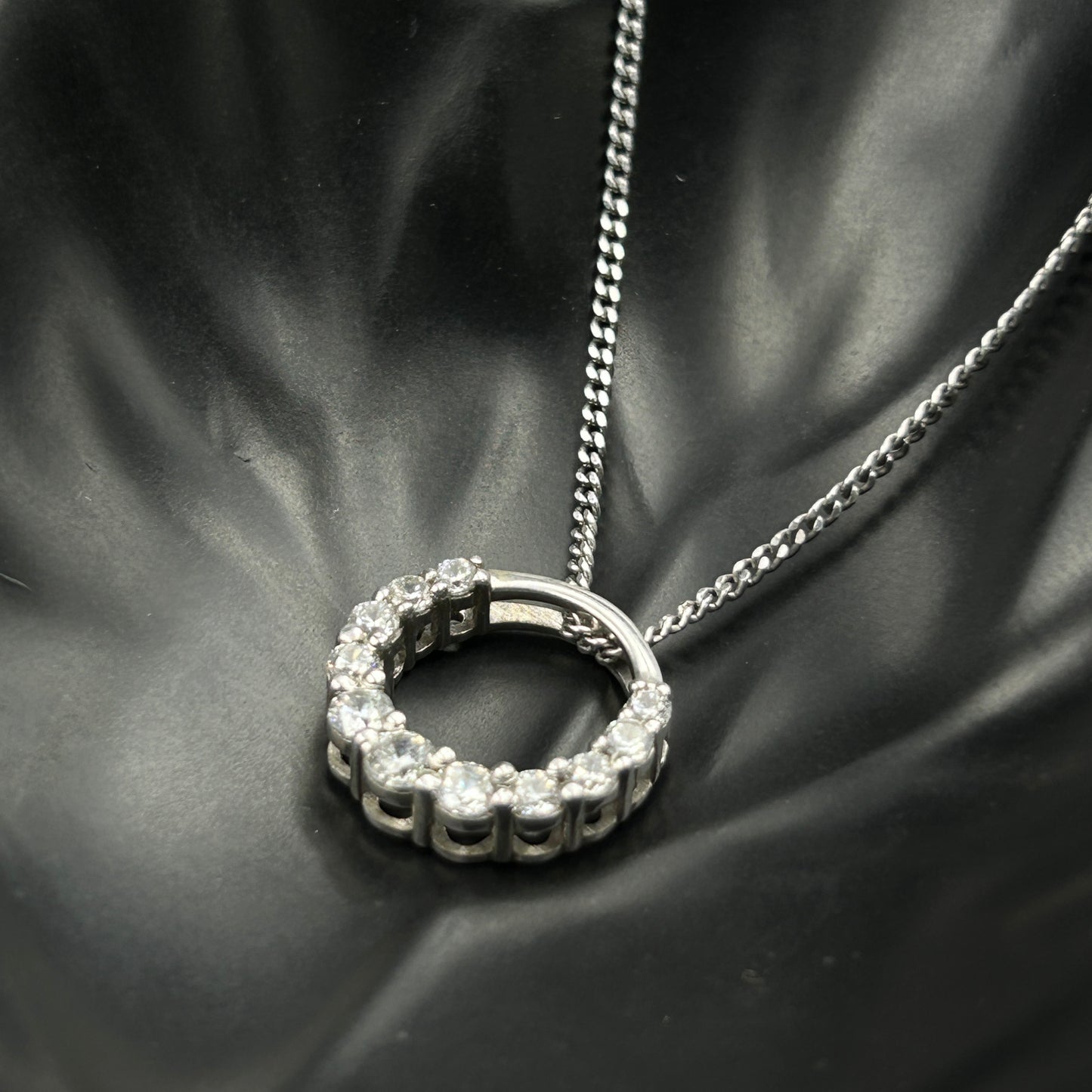 92.5 Silver Circle Pendant - Minimal Pendant