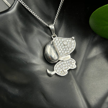 92.5 Silver Dog / Puppy Pendant