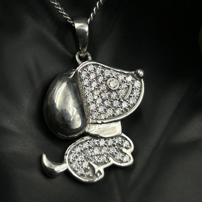 92.5 Silver Dog / Puppy Pendant