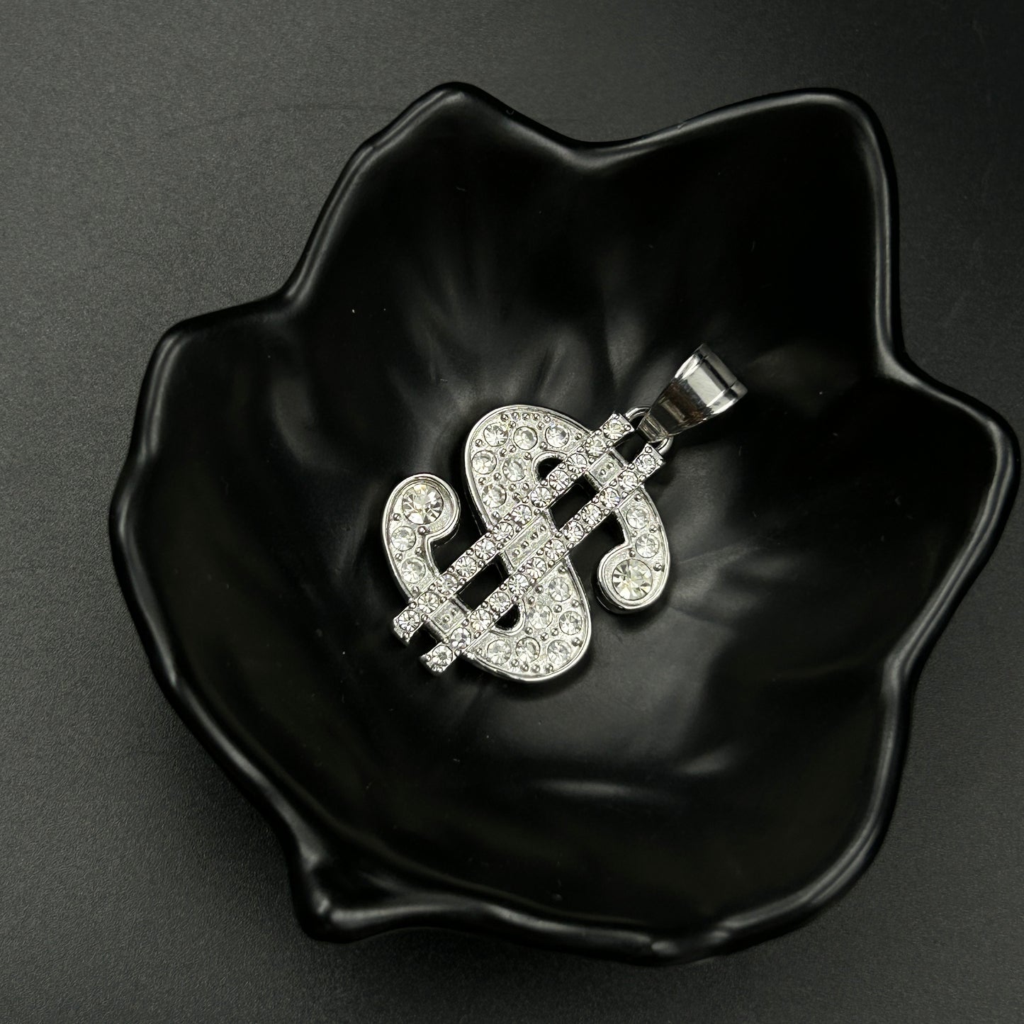 Men’s Stainless steel Dollar Pendant