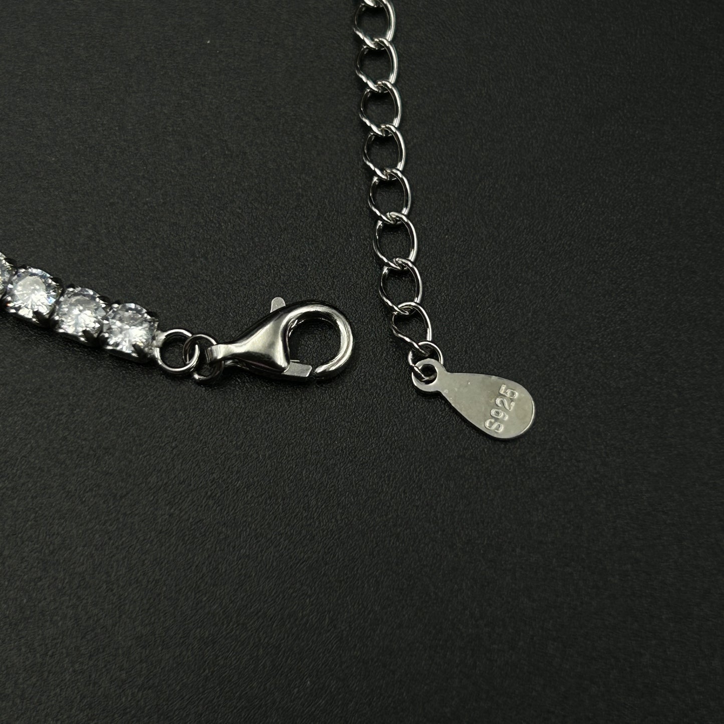 Silver Solitaire Bracelet - Half Solitaire Bracelet