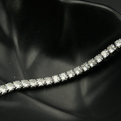 Silver Solitaire Bracelet - Half Solitaire Bracelet