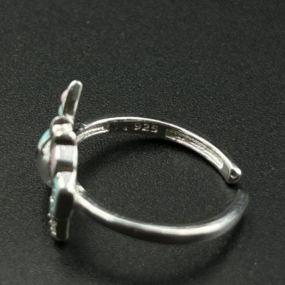 Unicorn Ring - Adjustable Silver Ring for Kids