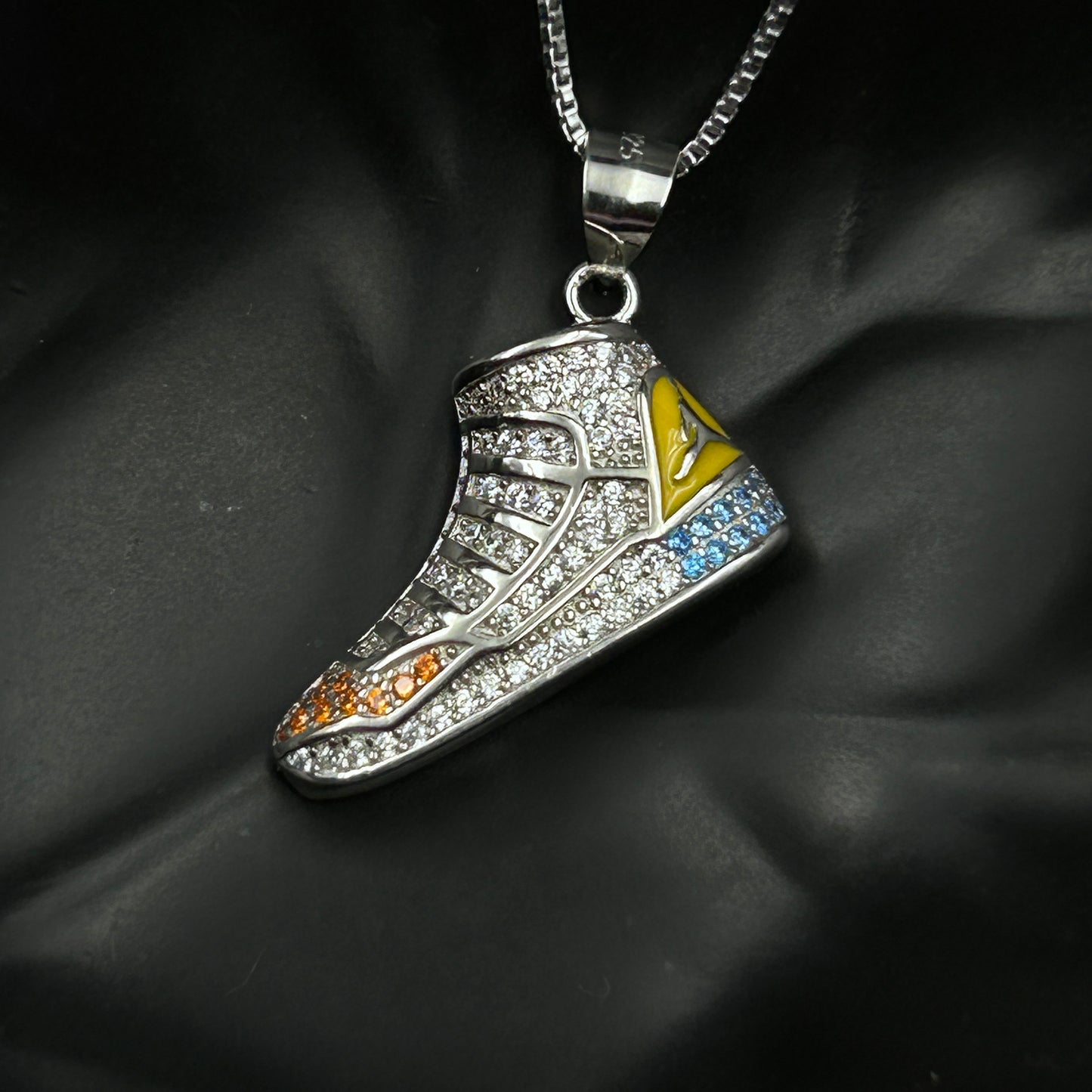 Men's Shoe Pendant - Pure Silver (1)