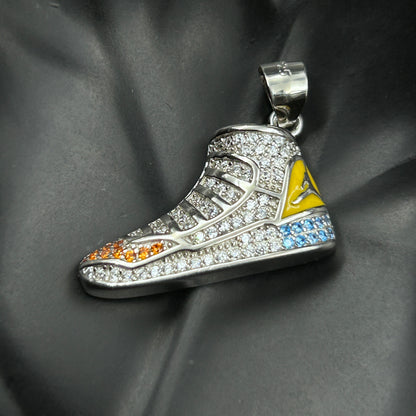 Men's Shoe Pendant - Pure Silver (1)