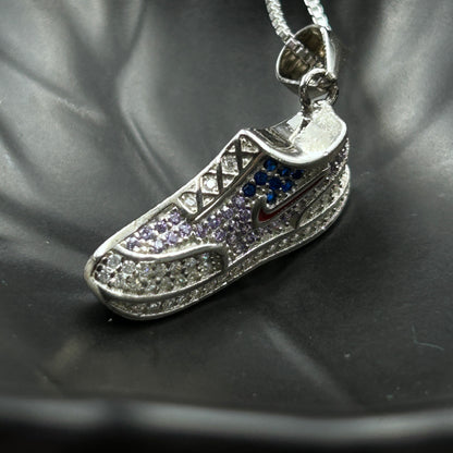 Men's Shoe Pendant - Pure Silver (2)