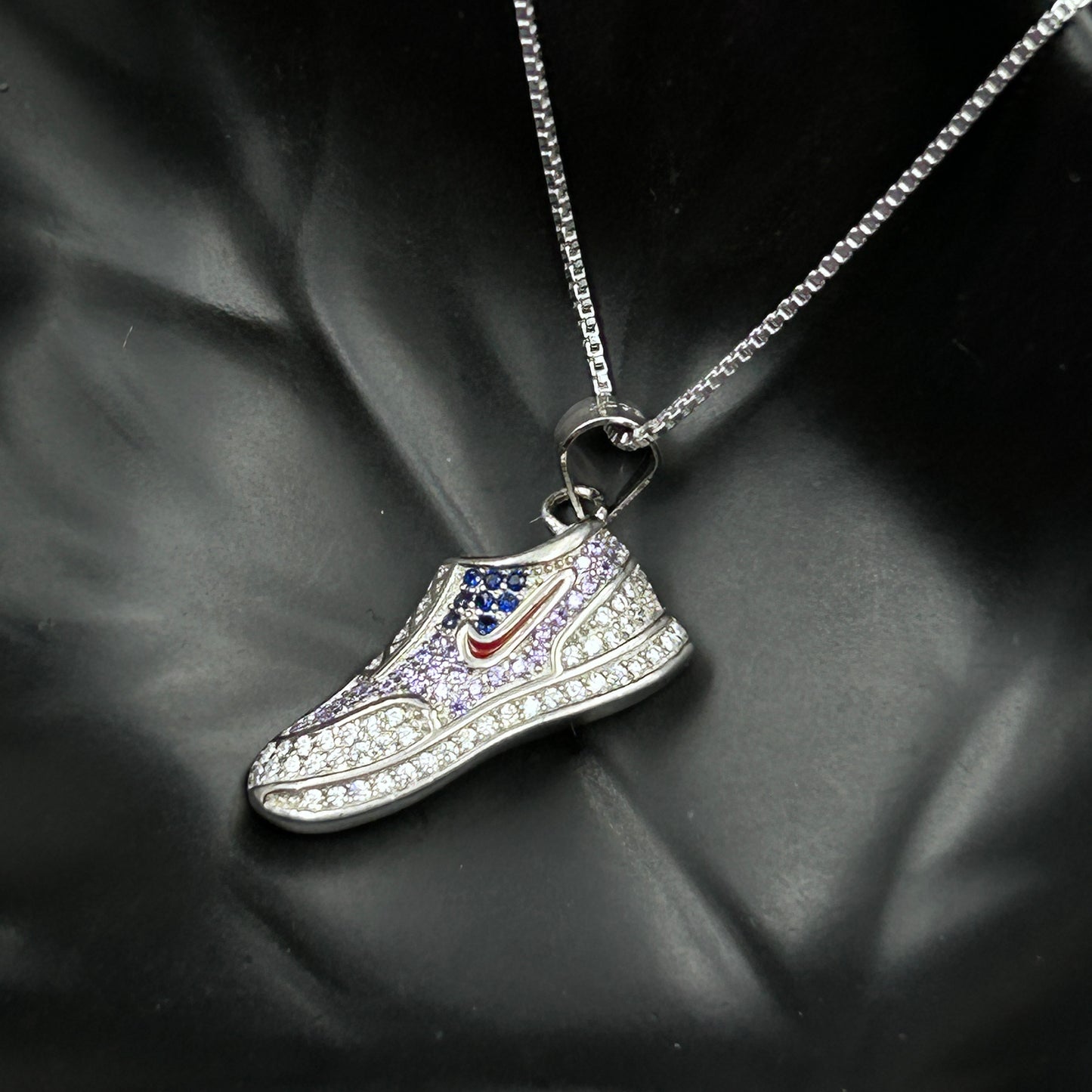 Men's Shoe Pendant - Pure Silver (2)