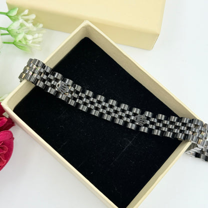 Men's Black Bracelet - Stainless Steel