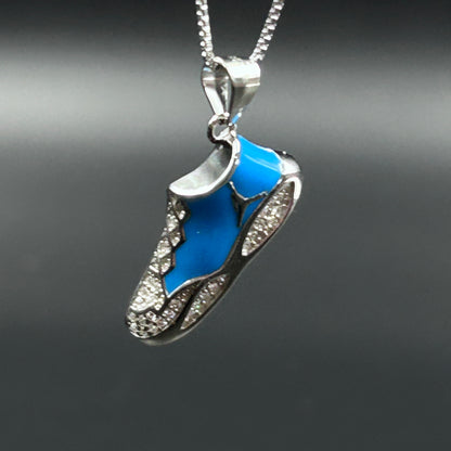 Men's Shoe Pendant - Pure Silver (3)