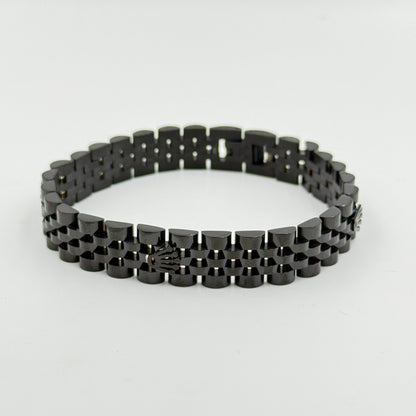Men's Black Bracelet - Stainless Steel