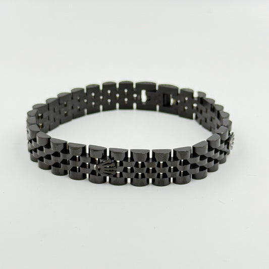 Men's Black Bracelet - Stainless Steel