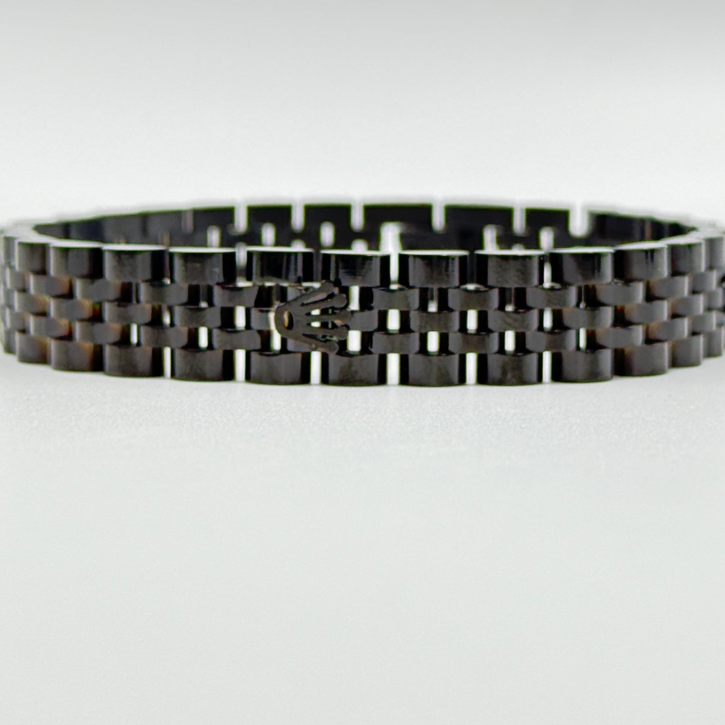 Men's Black Bracelet - Stainless Steel