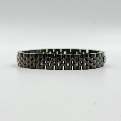 Men's Black Bracelet - Stainless Steel