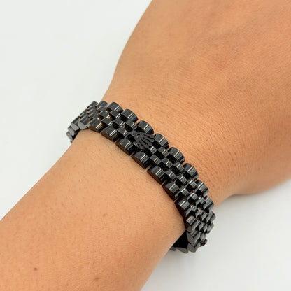 Men's Black Bracelet - Stainless Steel