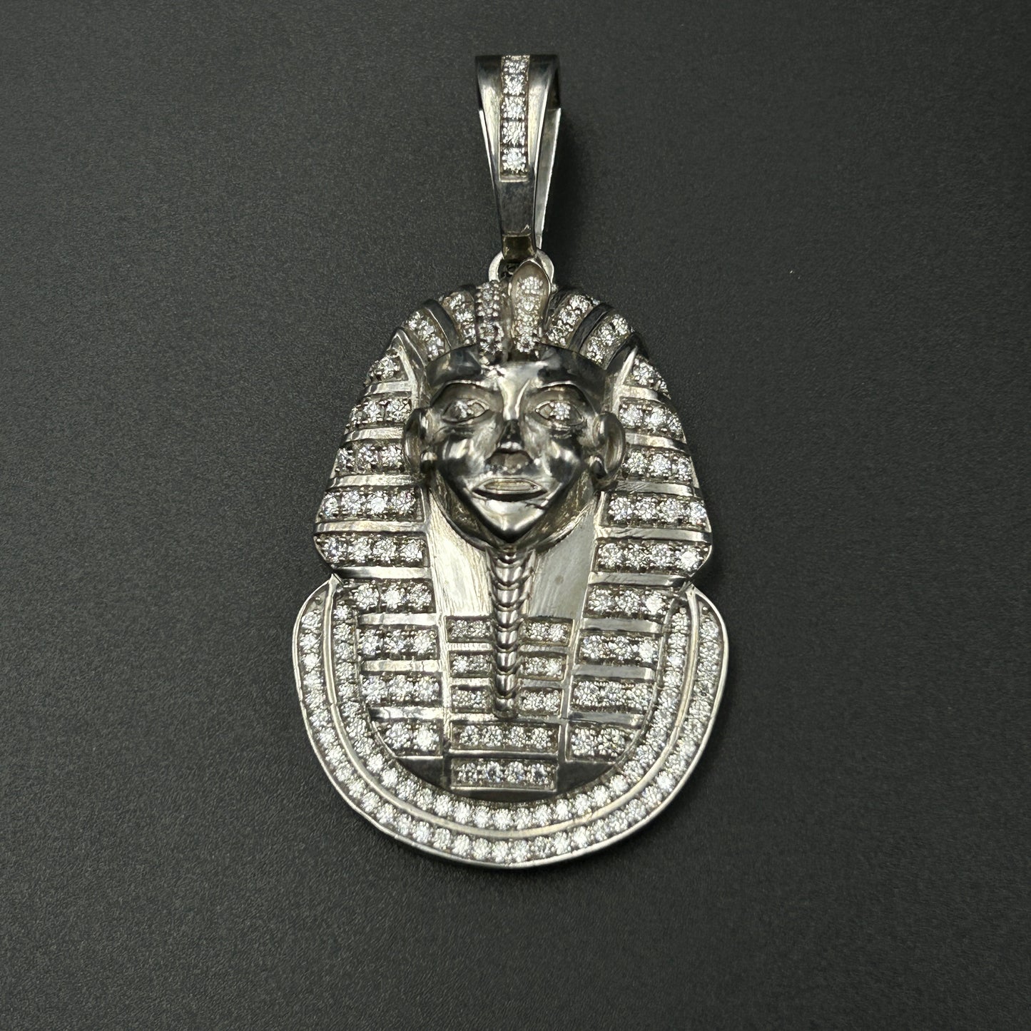 Real Moissanite Silver MUMMY Pendant