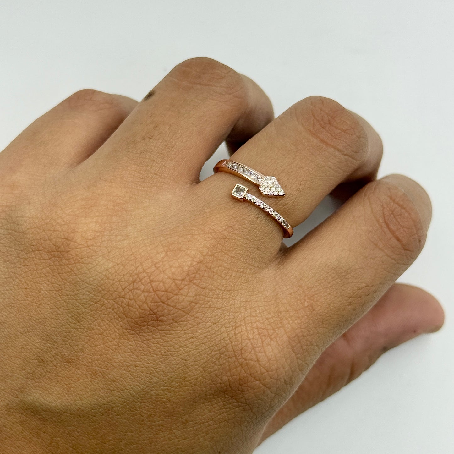 Minimal 18k Rose Gold Plated Ring