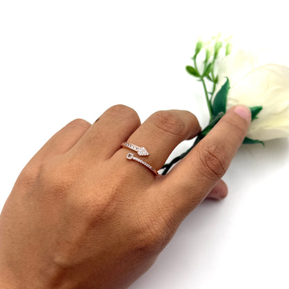 Minimal 18k Rose Gold Plated Ring