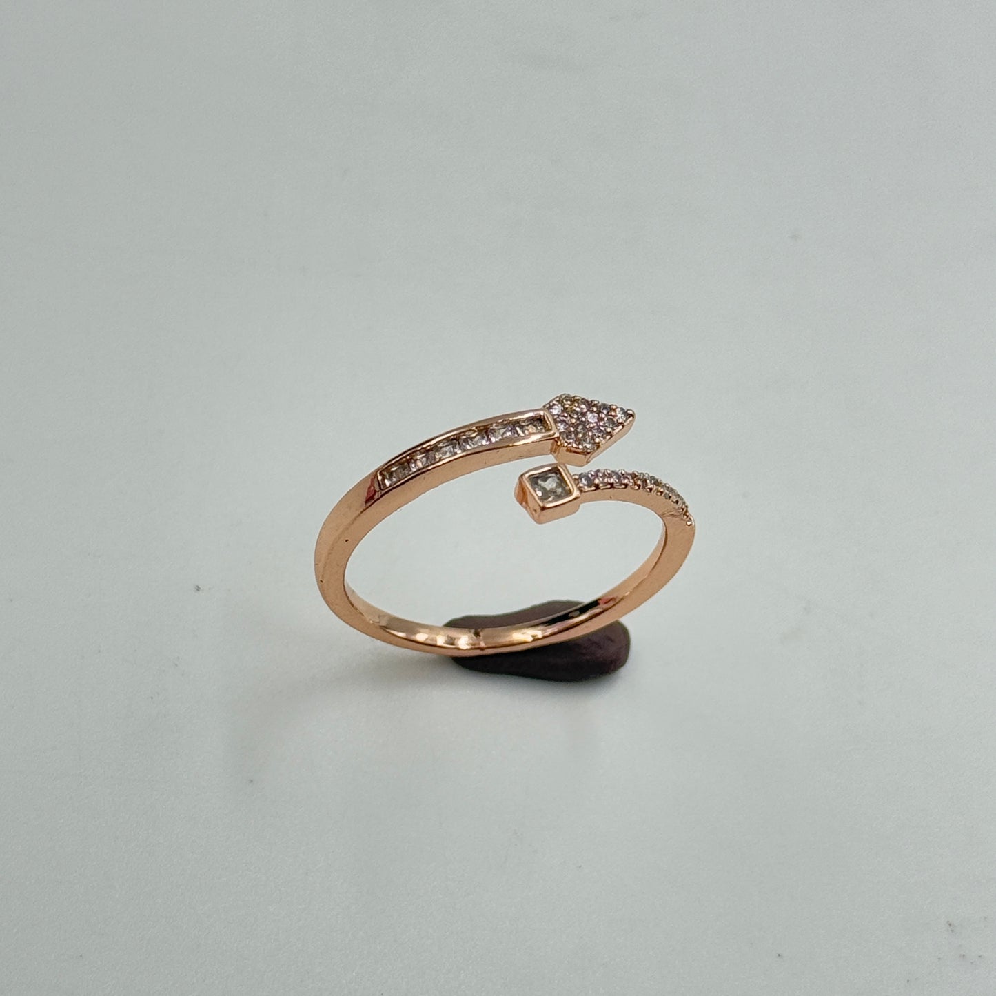 Minimal 18k Rose Gold Plated Ring