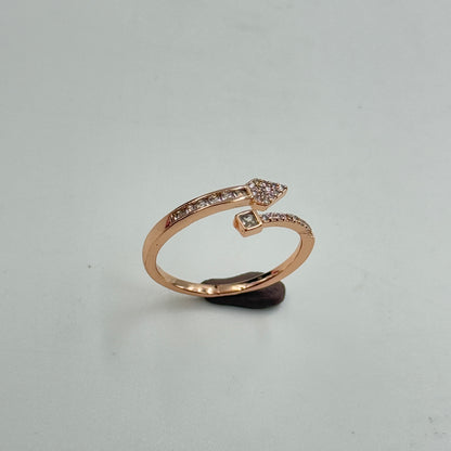 Minimal 18k Rose Gold Plated Ring