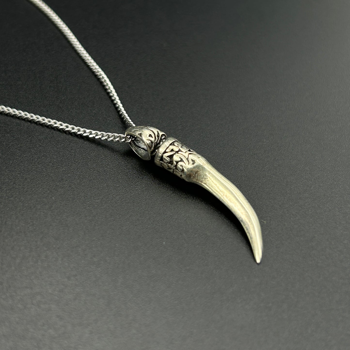 Oxodised Silver Small Sword Pendant