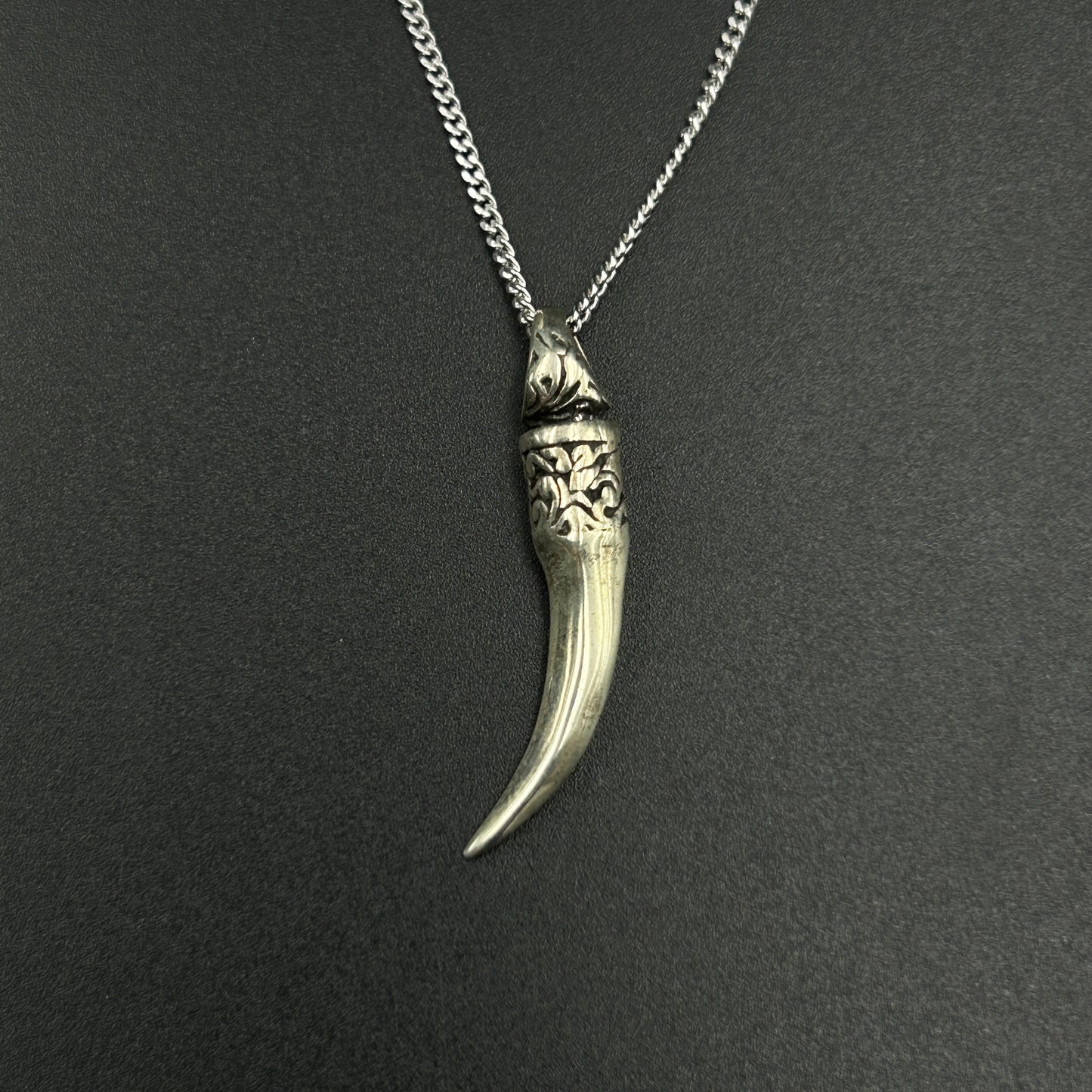 Oxodised Silver Small Sword Pendant