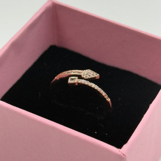 Minimal 18k Rose Gold Plated Ring