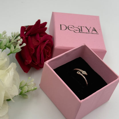 Minimal 18k Rose Gold Plated Ring
