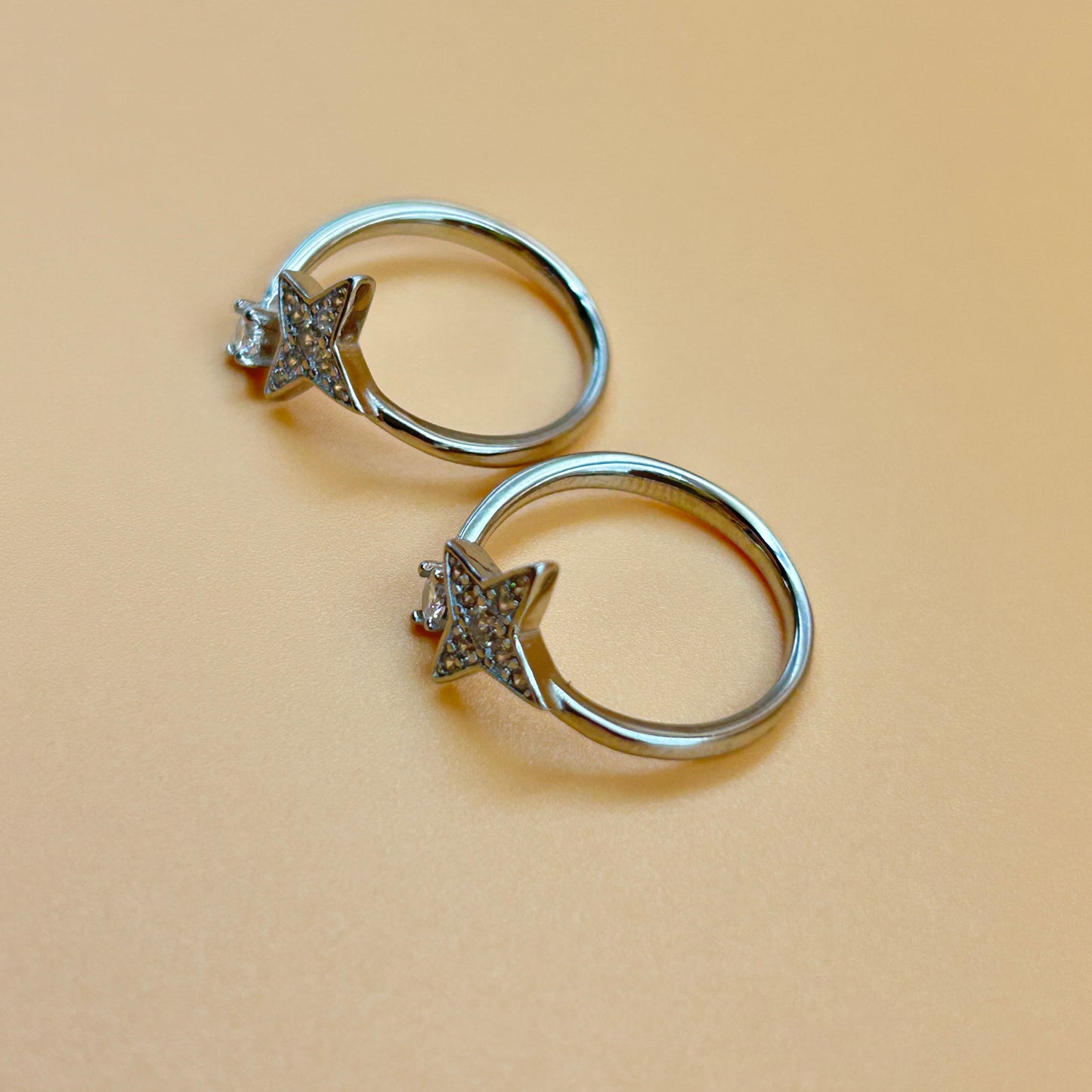 Silver Star Toe Ring