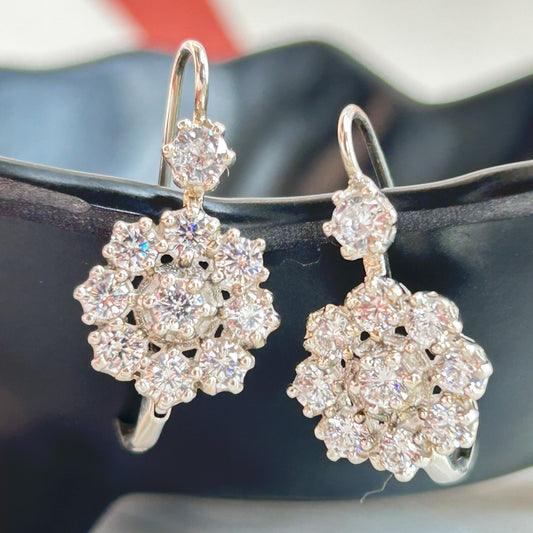 925 Silver Floral Earring