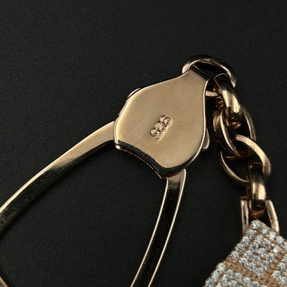Pure Silver Fist Keychain