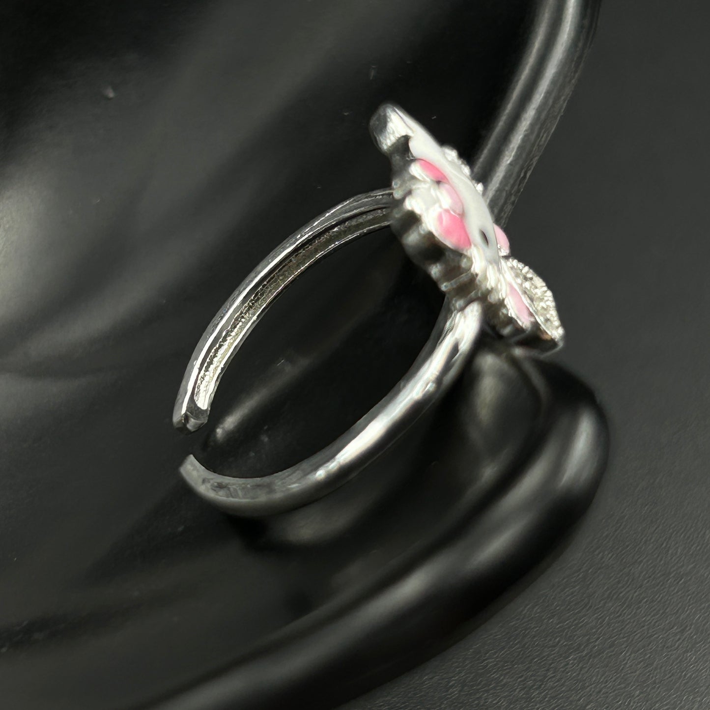 Hello Kitty Ring - Silver Adjustable Ring