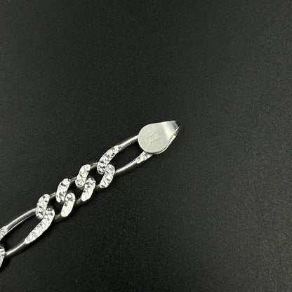 Sterling Silver Cuban Link Bracelet for Men 7''