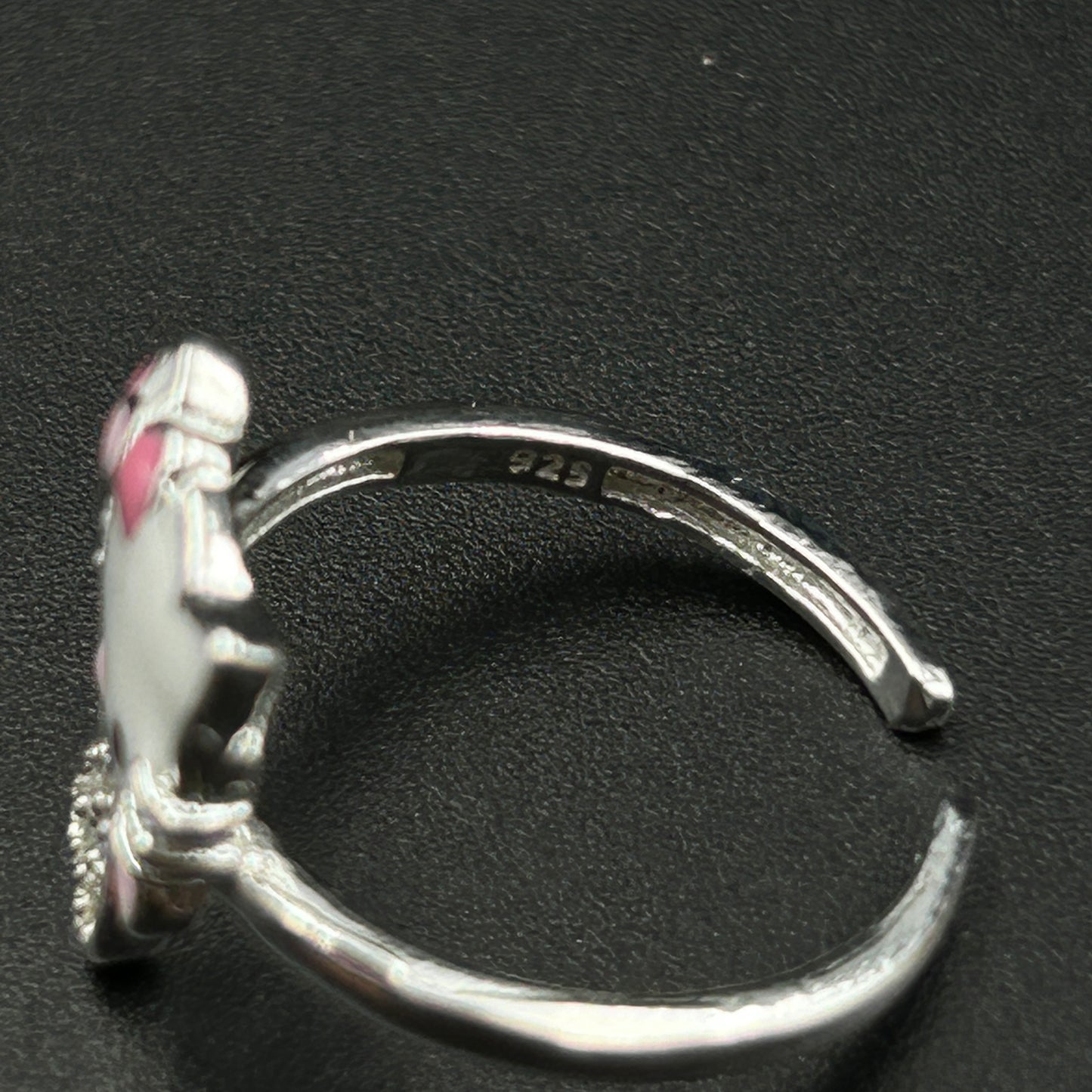 Hello Kitty Ring - Silver Adjustable Ring