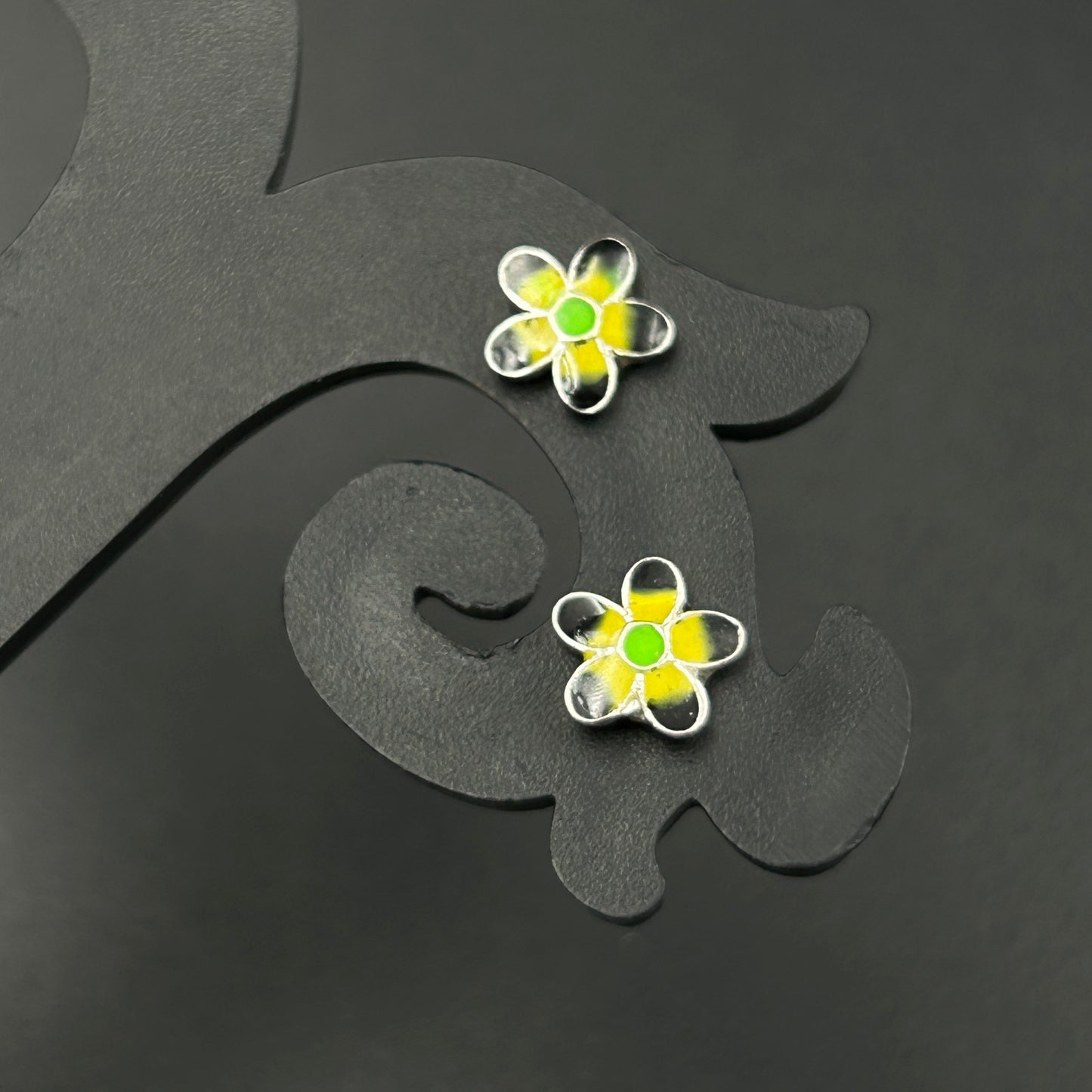 Flower Silver Earring -  Kids Earring