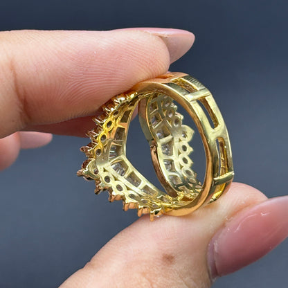 Women's Yellow Gold Ring Enhancer